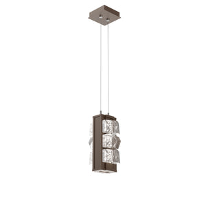 Hammerton Studio - LAB0100-12-FB-TF-CA1-L3-000 - LED Pendant - Tessera - Flat Bronze