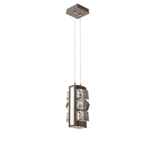 Hammerton Studio - LAB0100-12-FB-TF-CA1-L3-W01 - LED Pendant - Tessera - Flat Bronze