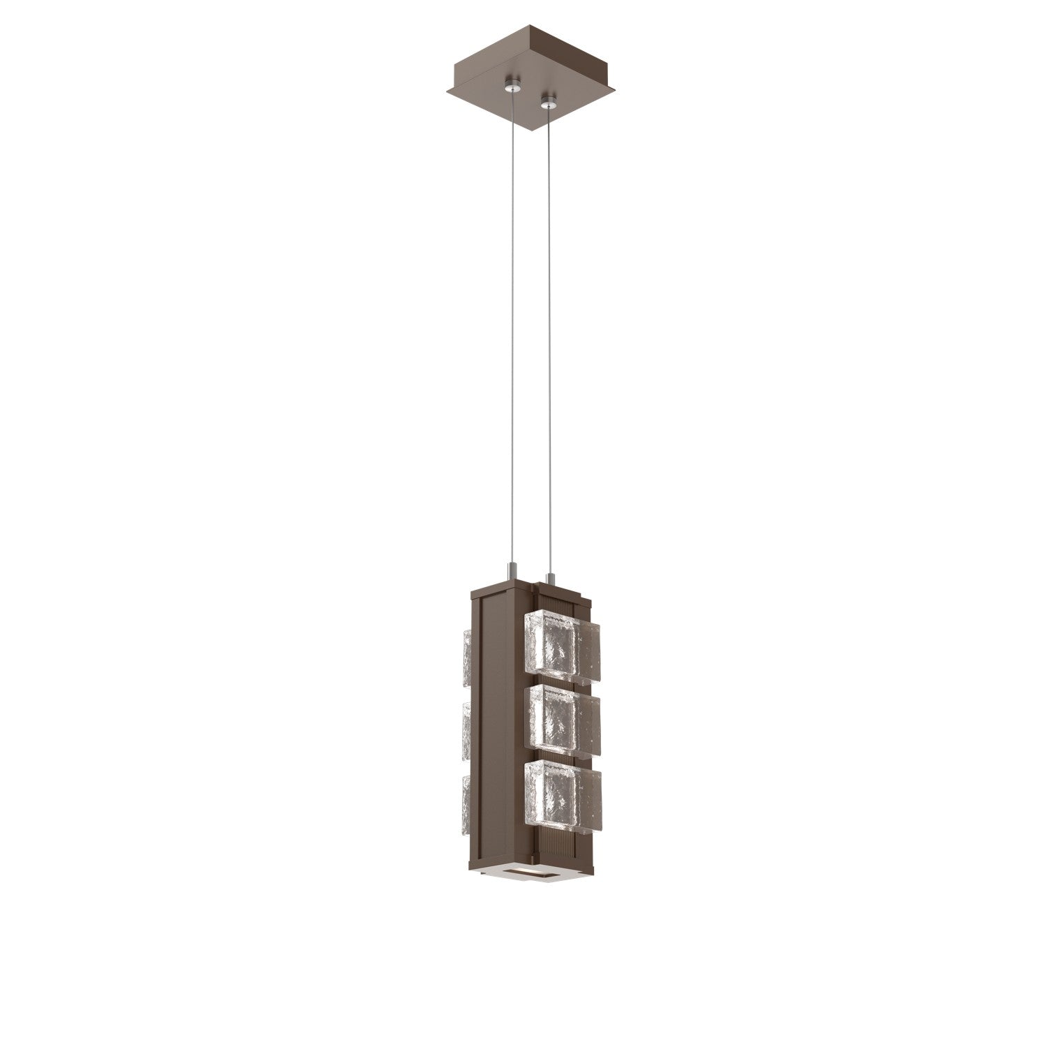 Hammerton Studio - LAB0100-12-FB-TP-CA1-L1-000 - LED Pendant - Tessera - Flat Bronze
