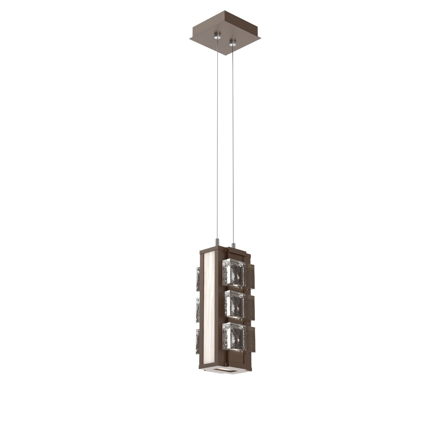 Hammerton Studio - LAB0100-12-FB-TP-CA1-L1-W01 - LED Pendant - Tessera - Flat Bronze