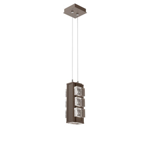 Hammerton Studio - LAB0100-12-FB-TP-CA1-L3-000 - LED Pendant - Tessera - Flat Bronze