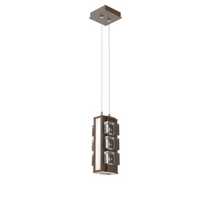 Hammerton Studio - LAB0100-12-FB-TP-CA1-L3-W01 - LED Pendant - Tessera - Flat Bronze