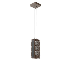 Hammerton Studio - LAB0100-12-FB-TP-CA1-L3-W02 - LED Pendant - Tessera - Flat Bronze