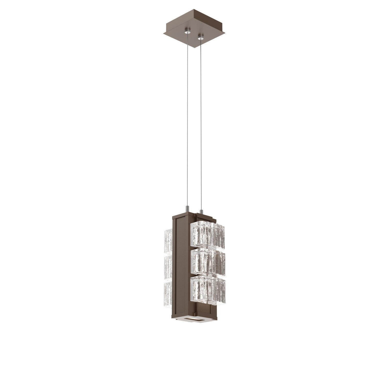Hammerton Studio - LAB0100-12-FB-TW-CA1-L1-000 - LED Pendant - Tessera - Flat Bronze