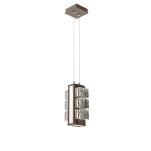 Hammerton Studio - LAB0100-12-FB-TW-CA1-L1-W01 - LED Pendant - Tessera - Flat Bronze