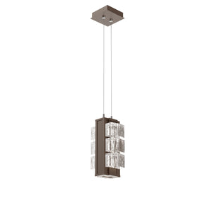 Hammerton Studio - LAB0100-12-FB-TW-CA1-L3-000 - LED Pendant - Tessera - Flat Bronze