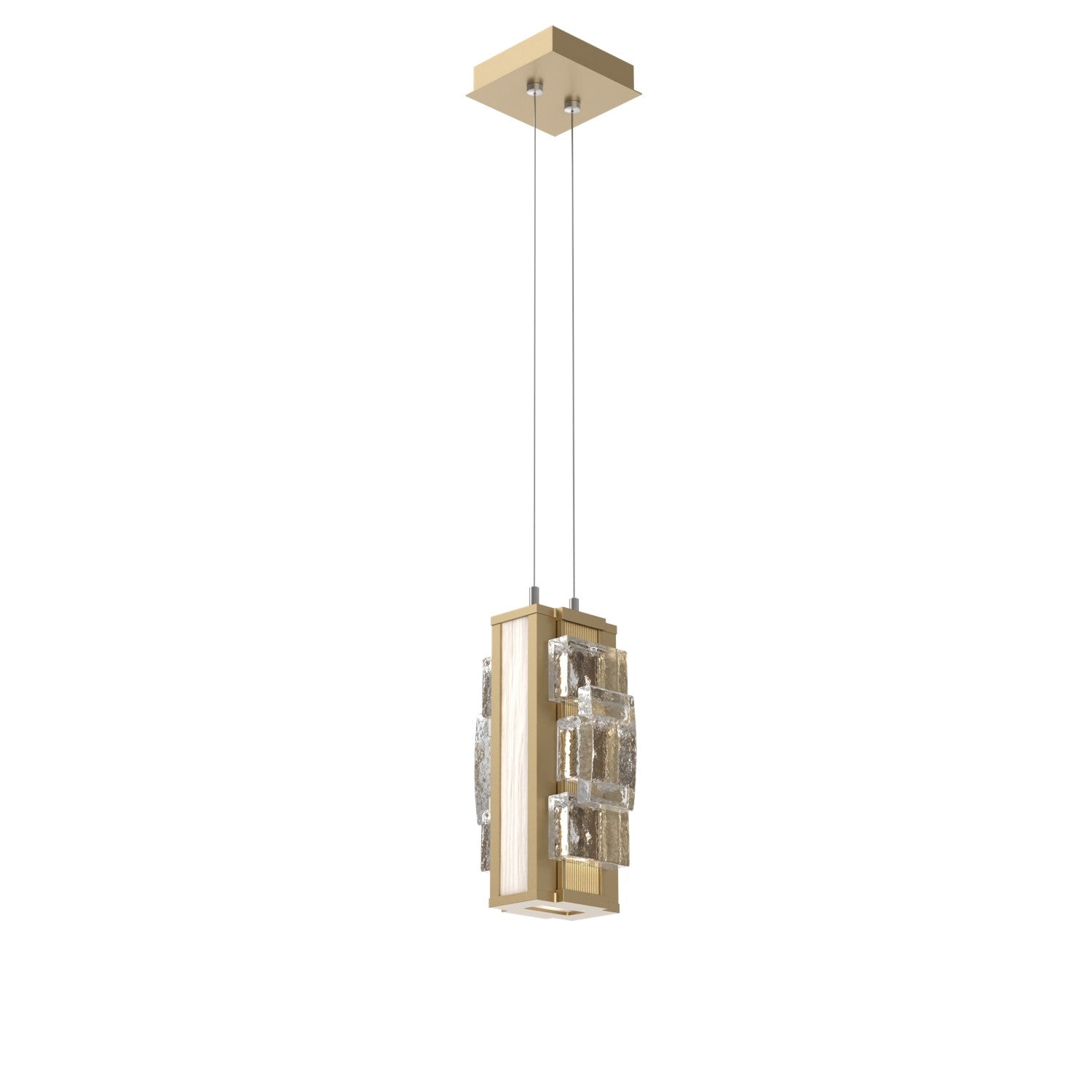 Hammerton Studio - LAB0100-12-GB-TE-CA1-L3-W01 - LED Pendant - Tessera - Gilded Brass