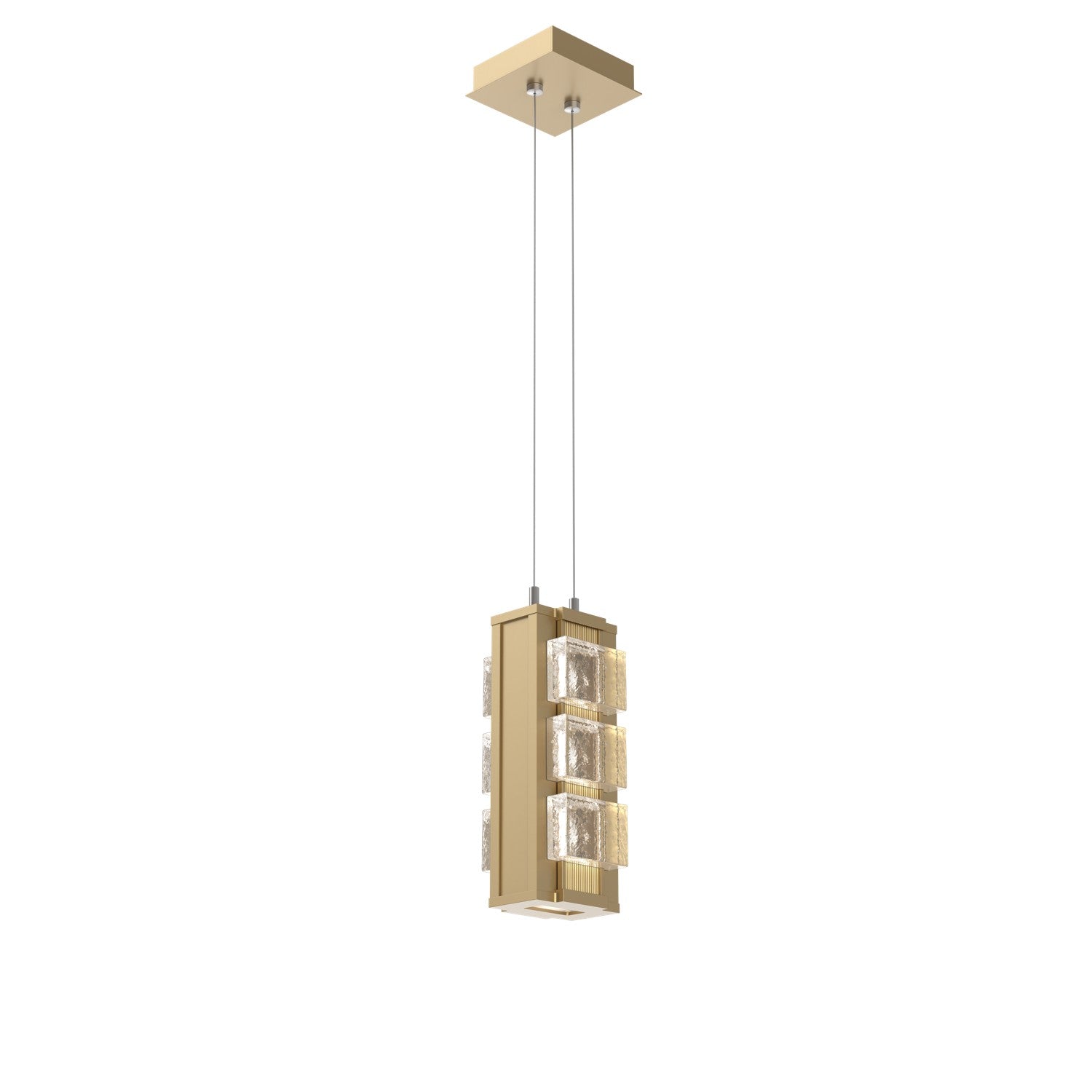 Hammerton Studio - LAB0100-12-GB-TP-CA1-L1-000 - LED Pendant - Tessera - Gilded Brass