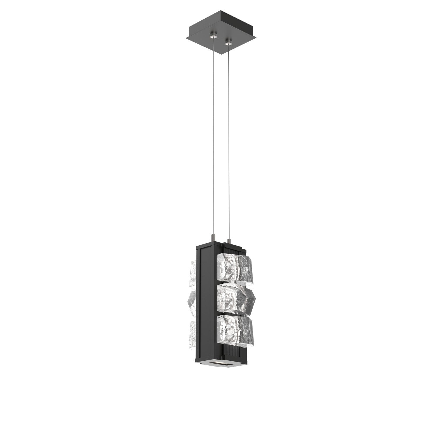 Hammerton Studio - LAB0100-12-MB-TF-CA1-L1-000 - LED Pendant - Tessera - Matte Black