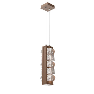 Hammerton Studio - LAB0100-18-BB-TF-CA1-L1-000 - LED Pendant - Tessera - Burnished Bronze