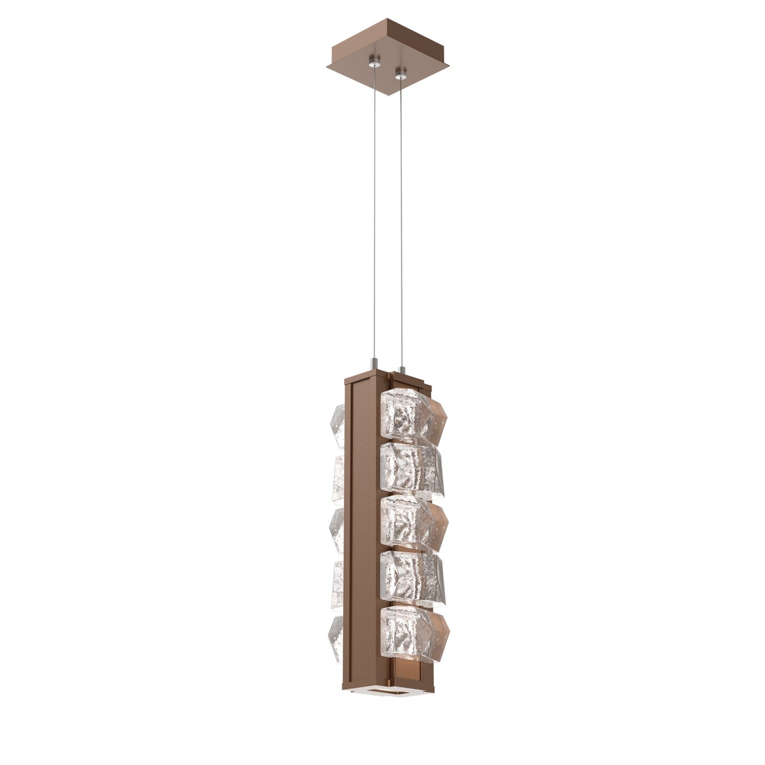 Hammerton Studio - LAB0100-18-BB-TF-CA1-L3-000 - LED Pendant - Tessera - Burnished Bronze