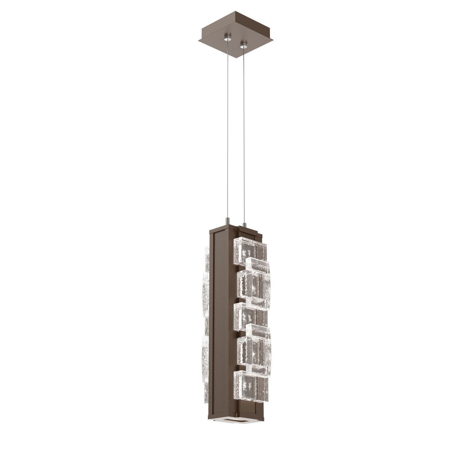 Hammerton Studio - LAB0100-18-FB-TE-CA1-L3-000 - LED Pendant - Tessera - Flat Bronze
