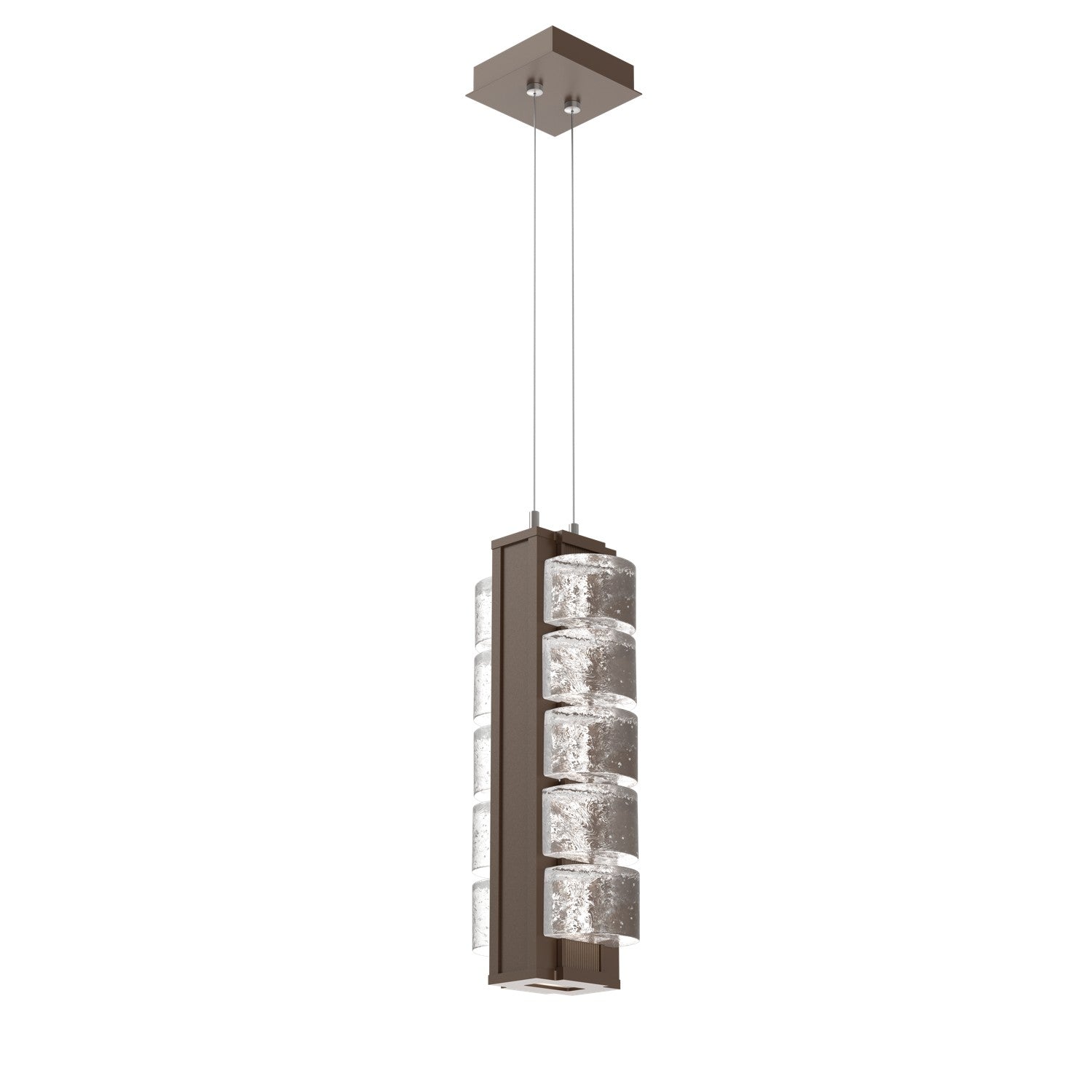 Hammerton Studio - LAB0100-18-FB-TO-CA1-L3-000 - LED Pendant - Tessera - Flat Bronze