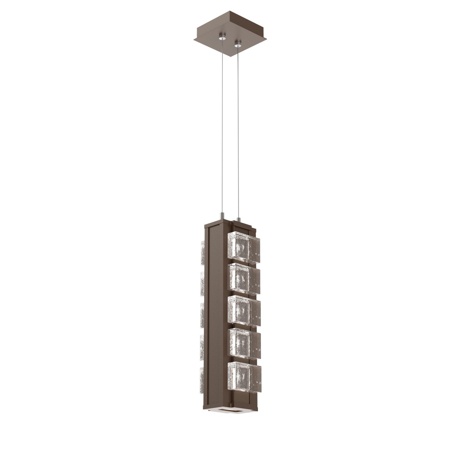 Hammerton Studio - LAB0100-18-FB-TP-CA1-L3-000 - LED Pendant - Tessera - Flat Bronze