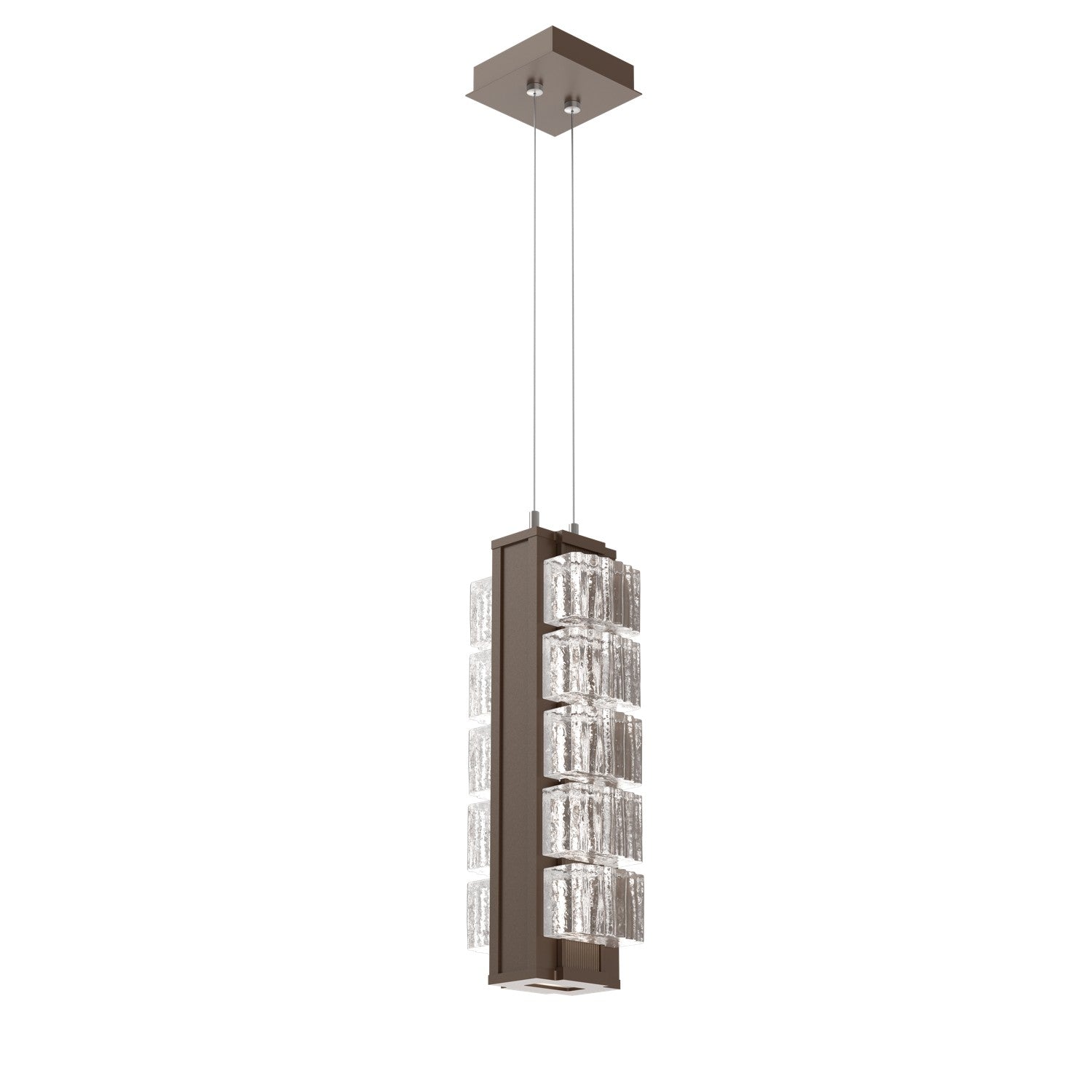Hammerton Studio - LAB0100-18-FB-TW-CA1-L1-000 - LED Pendant - Tessera - Flat Bronze