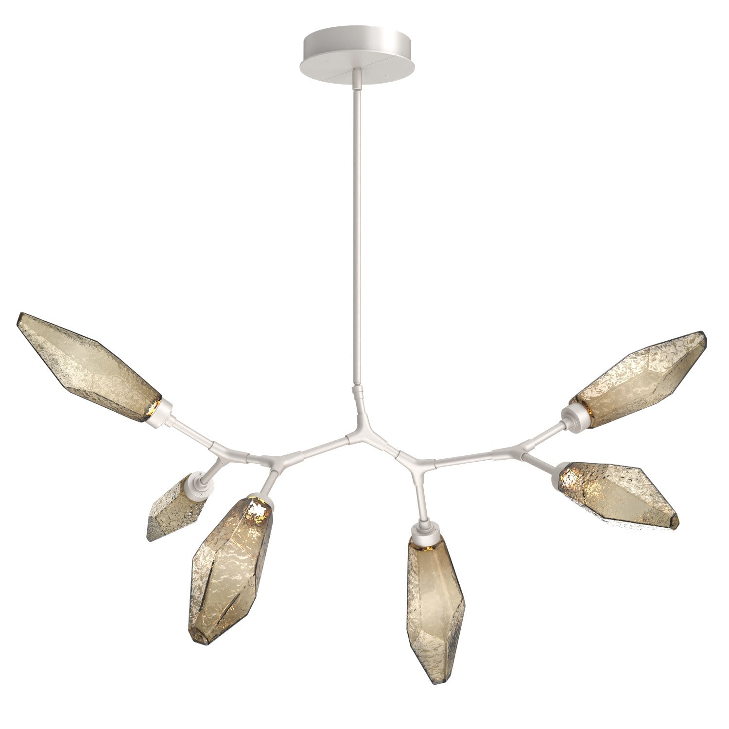 Hammerton Studio - PLB0050-BA-BS-CB-001-L1 - LED Lantern - Rock Crystal - Beige Silver