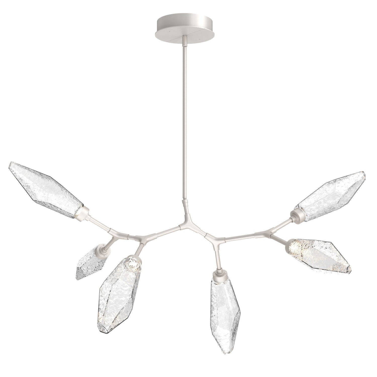 Hammerton Studio - PLB0050-BA-BS-CC-001-L1 - LED Lantern - Rock Crystal - Beige Silver