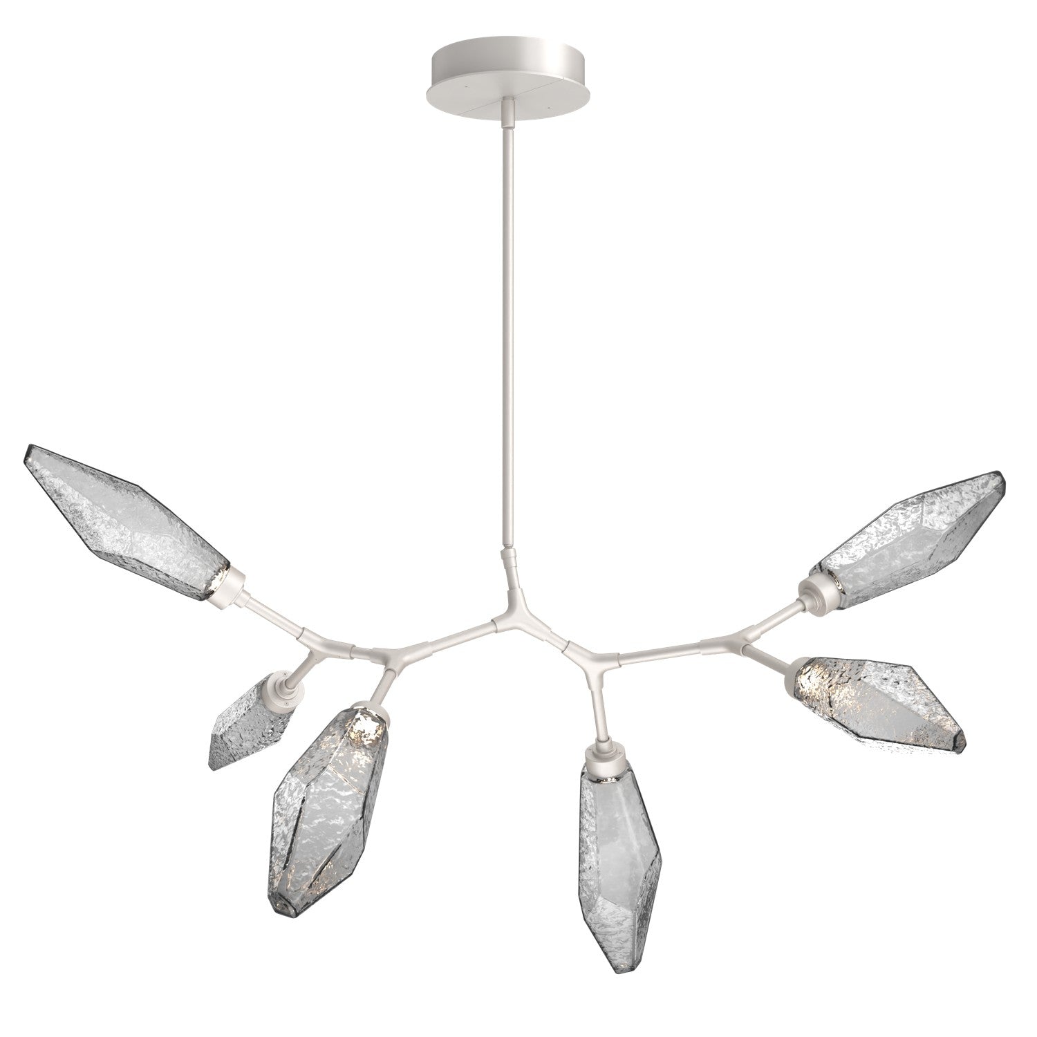 Hammerton Studio - PLB0050-BA-BS-CS-001-L1 - LED Lantern - Rock Crystal - Beige Silver