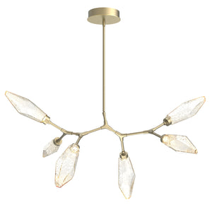 Hammerton Studio - PLB0050-BA-GB-CA-001-L1 - LED Lantern - Rock Crystal - Gilded Brass