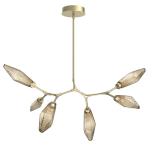 Hammerton Studio - PLB0050-BA-GB-CB-001-L1 - LED Lantern - Rock Crystal - Gilded Brass