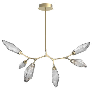 Hammerton Studio - PLB0050-BA-GB-CS-001-L3 - LED Lantern - Rock Crystal - Gilded Brass