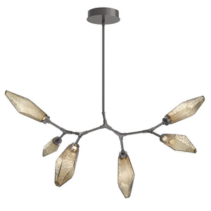 Hammerton Studio - PLB0050-BA-GP-CB-001-L3 - LED Lantern - Rock Crystal - Graphite