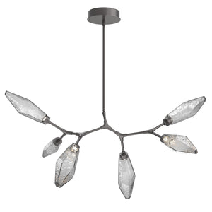 Hammerton Studio - PLB0050-BA-GP-CS-001-L3 - LED Lantern - Rock Crystal - Graphite
