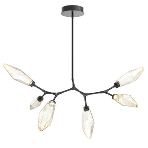 Hammerton Studio - PLB0050-BA-MB-CA-001-L3 - LED Lantern - Rock Crystal - Matte Black