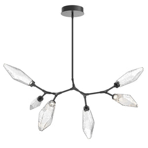 Hammerton Studio - PLB0050-BA-MB-CC-001-L1 - LED Lantern - Rock Crystal - Matte Black