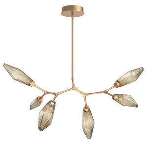 Hammerton Studio - PLB0050-BA-NB-CB-001-L3 - LED Lantern - Rock Crystal - Novel Brass