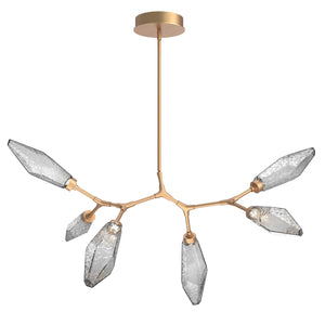 Hammerton Studio - PLB0050-BA-NB-CS-001-L1 - LED Lantern - Rock Crystal - Novel Brass