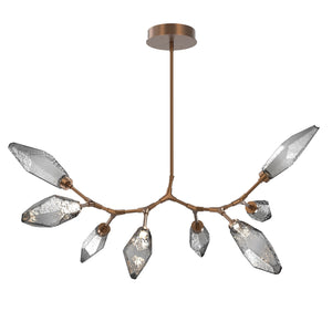 Hammerton Studio - PLB0050-BB-BB-CS-001-L1 - LED Lantern - Rock Crystal - Burnished Bronze