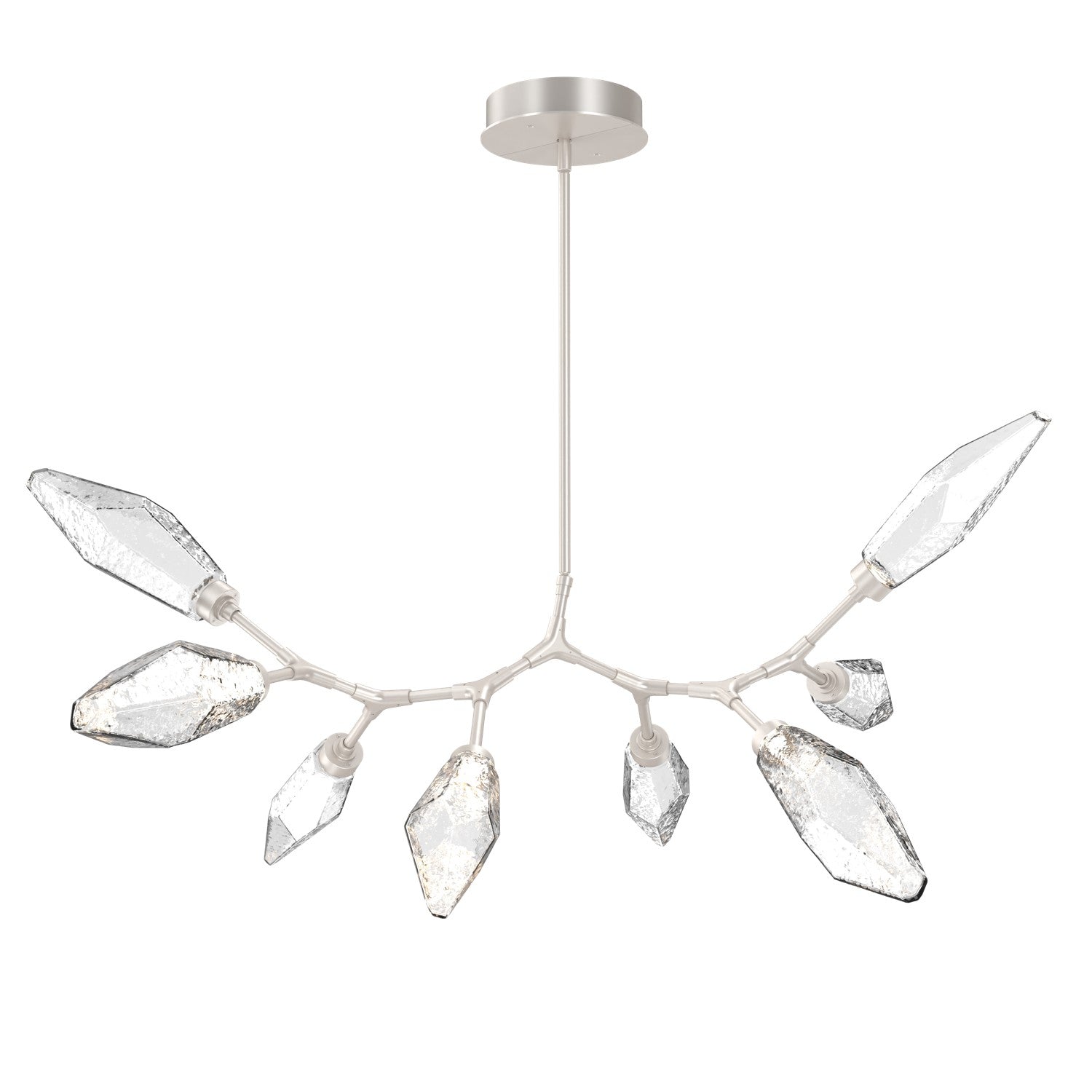 Hammerton Studio - PLB0050-BB-BS-CC-001-L3 - LED Lantern - Rock Crystal - Beige Silver