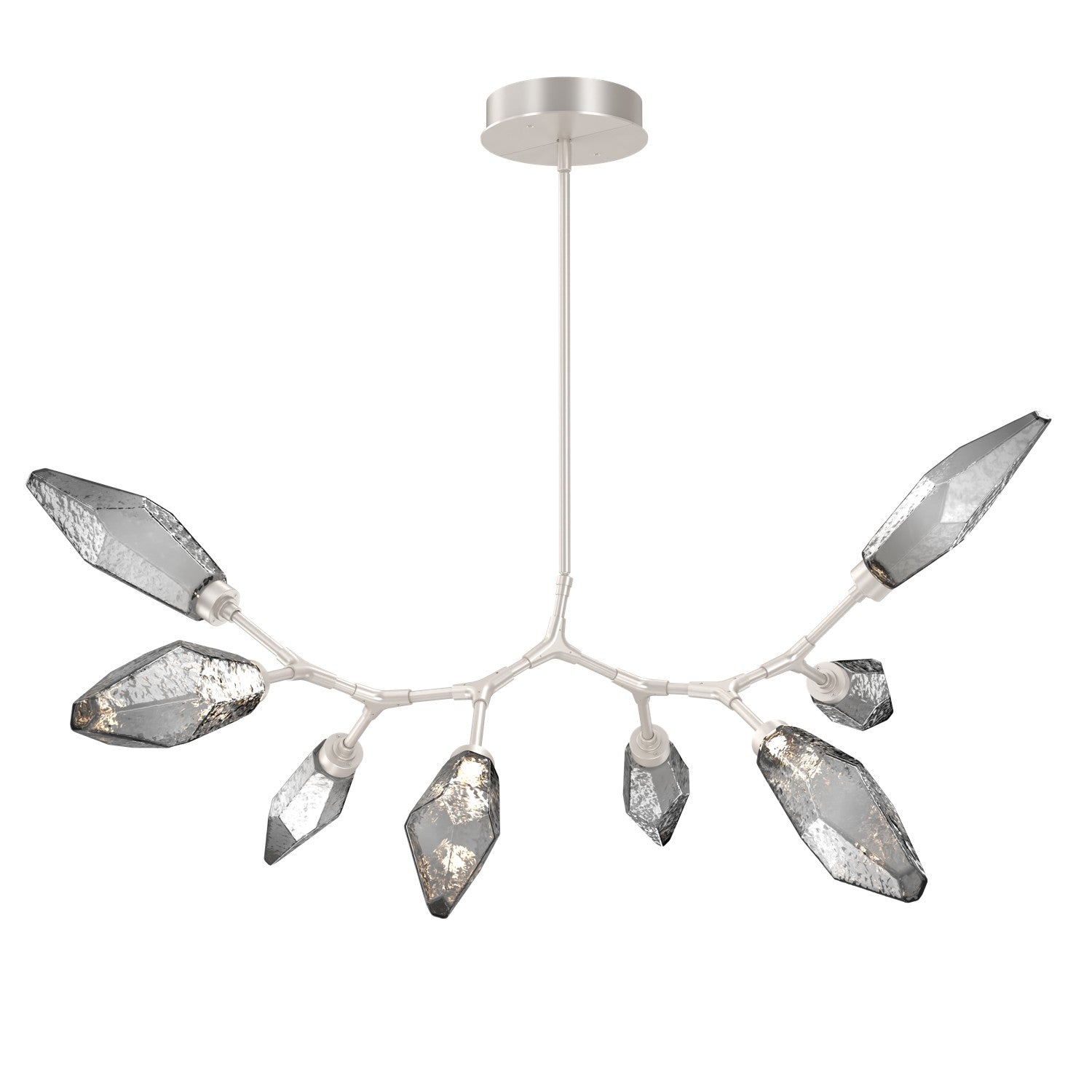 Hammerton Studio - PLB0050-BB-BS-CS-001-L1 - LED Lantern - Rock Crystal - Beige Silver