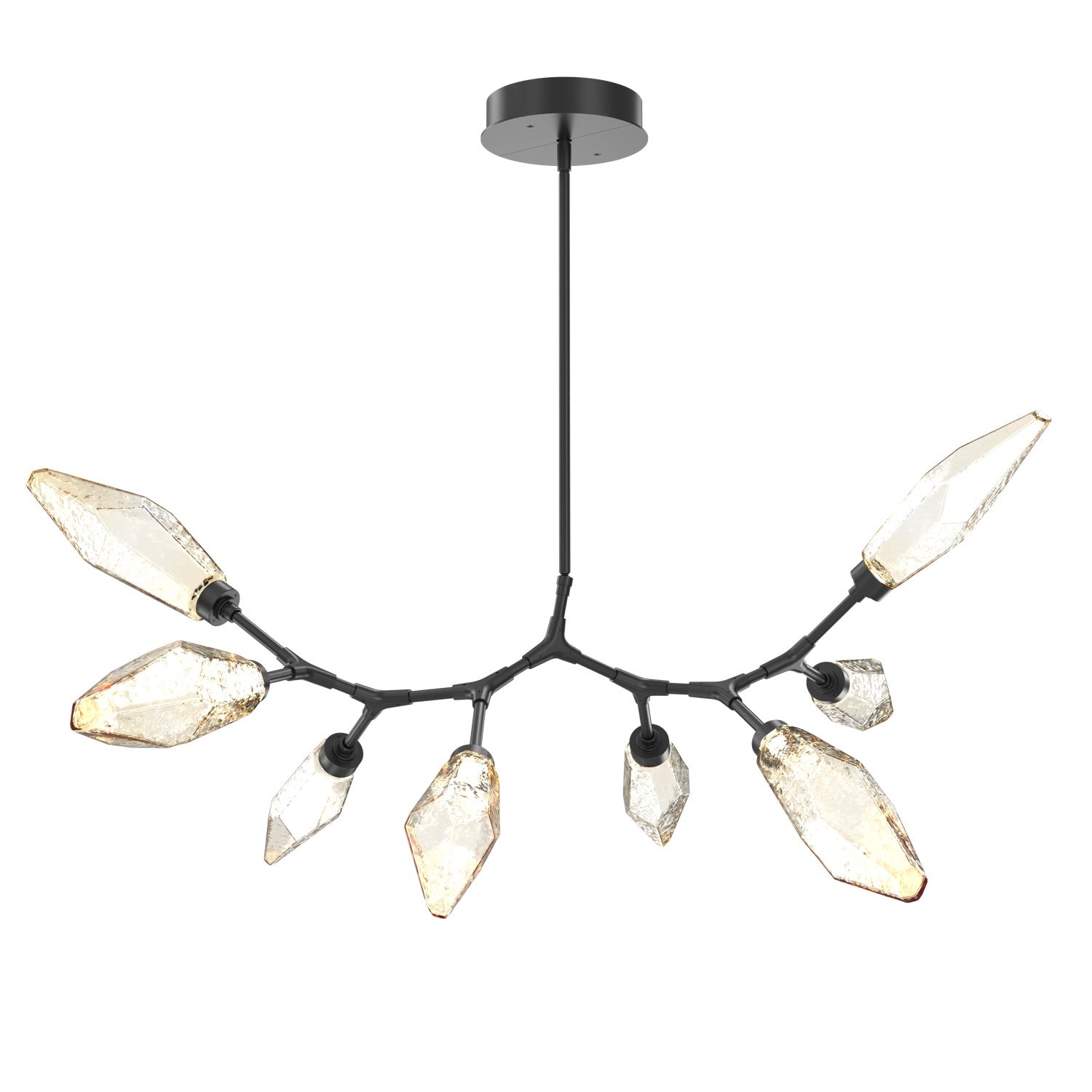 Hammerton Studio - PLB0050-BB-MB-CA-001-L1 - LED Lantern - Rock Crystal - Matte Black