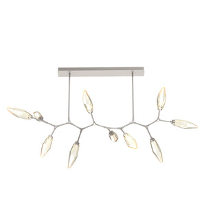Hammerton Studio - PLB0050-BC-BS-CA-001-L3 - LED Branch - Rock Crystal - Beige Silver