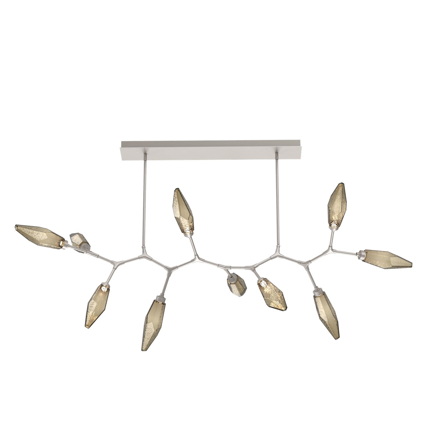 Hammerton Studio - PLB0050-BC-BS-CB-001-L1 - LED Branch - Rock Crystal - Beige Silver