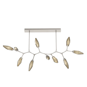 Hammerton Studio - PLB0050-BC-BS-CB-001-L3 - LED Branch - Rock Crystal - Beige Silver