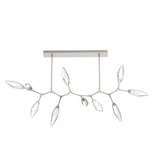 Hammerton Studio - PLB0050-BC-BS-CC-001-L1 - LED Branch - Rock Crystal - Beige Silver