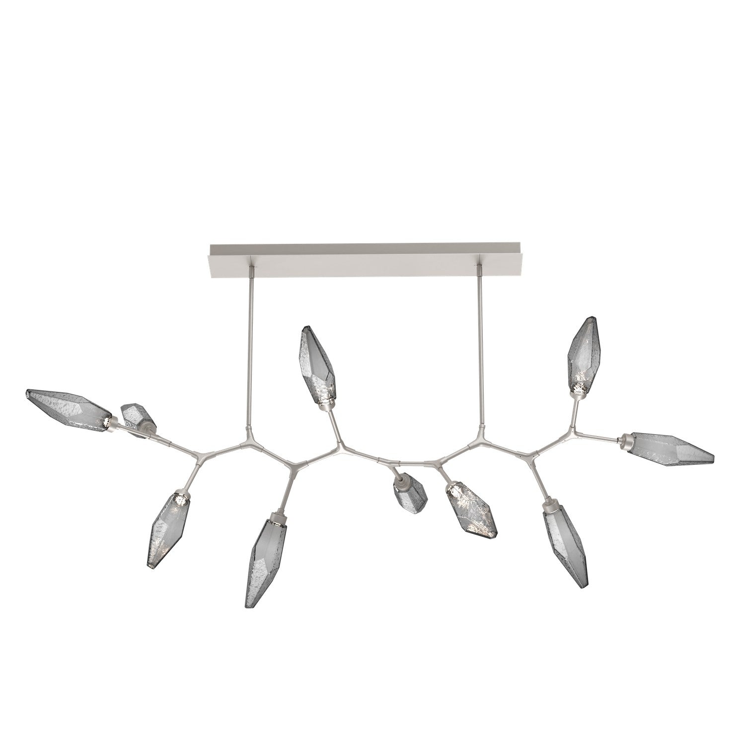 Hammerton Studio - PLB0050-BC-BS-CS-001-L1 - LED Branch - Rock Crystal - Beige Silver