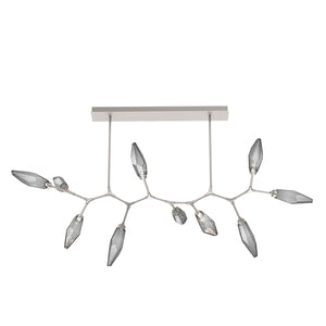 Hammerton Studio - PLB0050-BC-BS-CS-001-L1 - LED Branch - Rock Crystal - Beige Silver