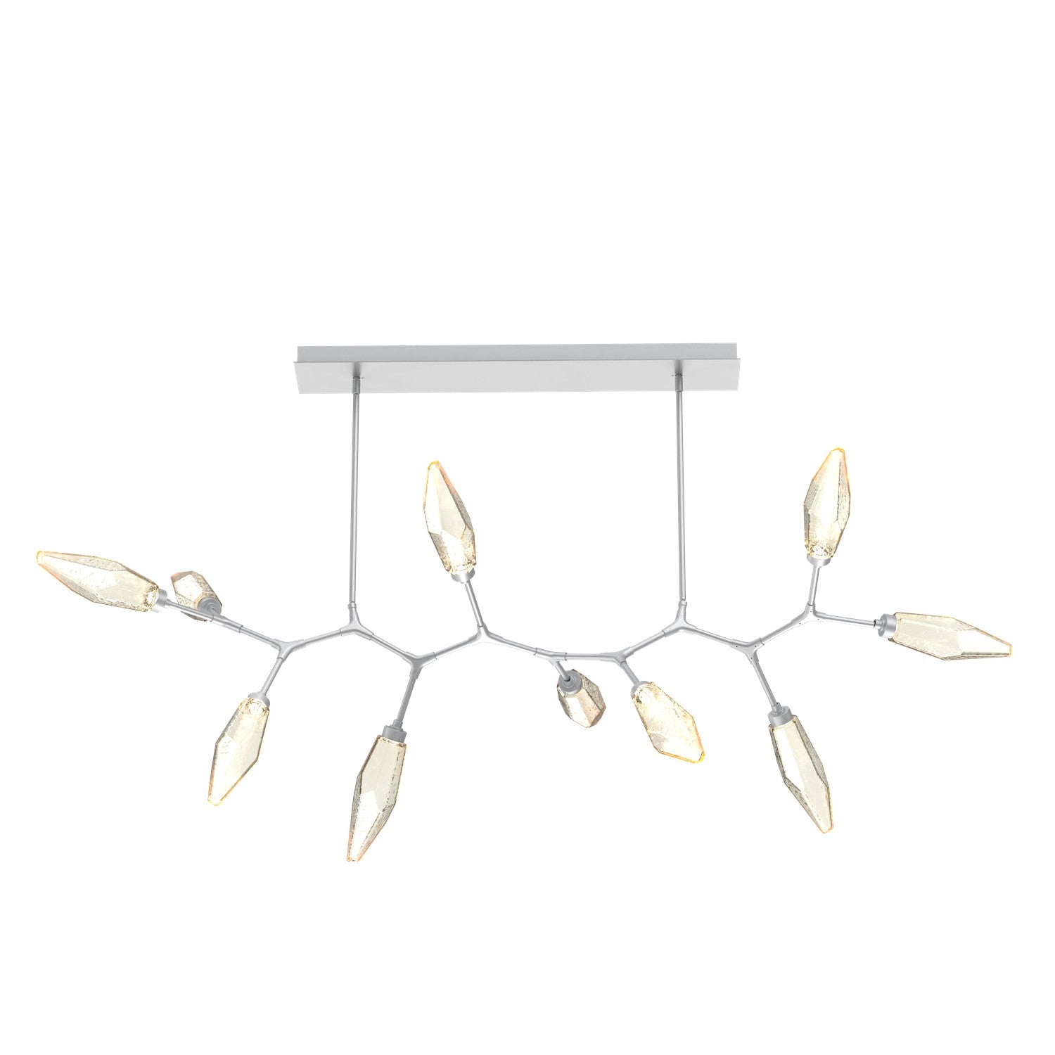 Hammerton Studio - PLB0050-BC-CS-CA-001-L1 - LED Branch - Rock Crystal - Classic Silver