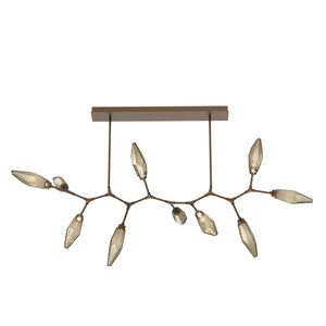 Hammerton Studio - PLB0050-BC-FB-CB-001-L1 - LED Branch - Rock Crystal - Flat Bronze