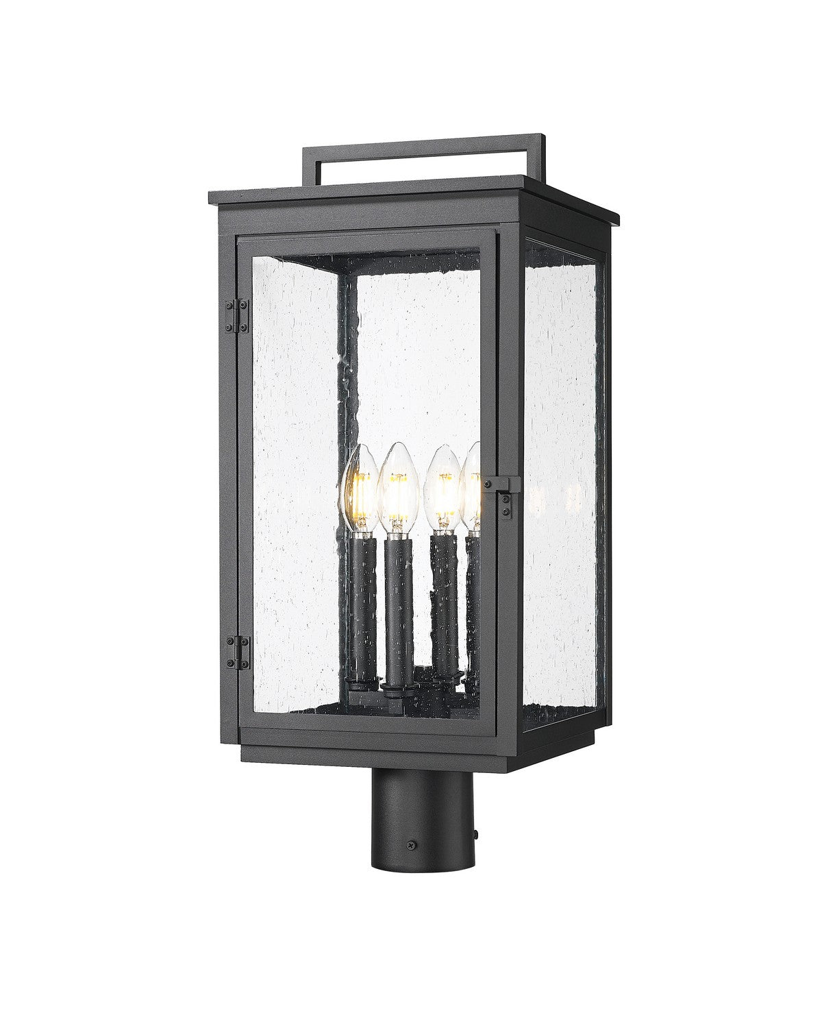 Z-Lite - 5019PHBR-BK - Four Light Outdoor Post Mount - Hartwell - Sand Black