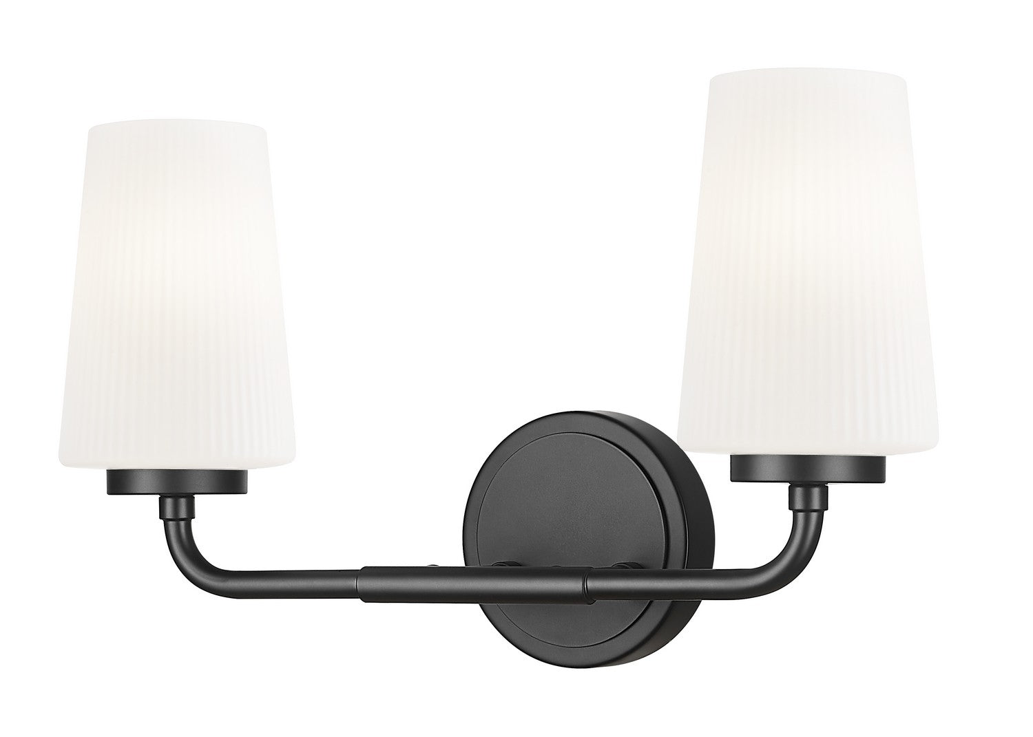 Z-Lite - 7005-2V-MB - Two Light Vanity - Montford - Matte Black