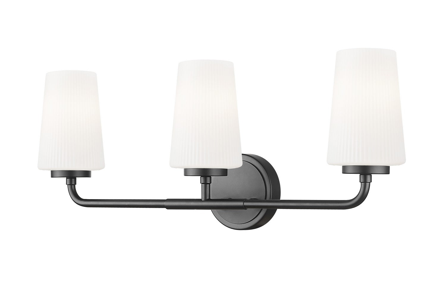 Z-Lite - 7005-3V-MB - Three Light Vanity - Montford - Matte Black