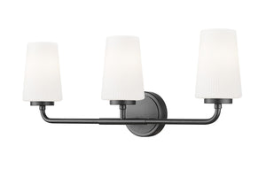 Z-Lite - 7005-3V-MB - Three Light Vanity - Montford - Matte Black