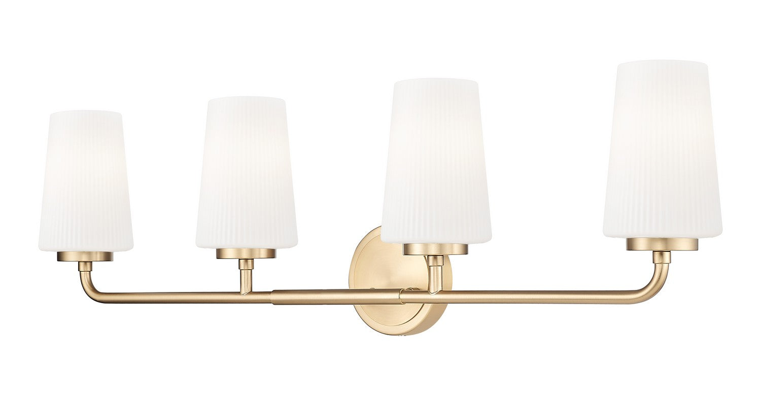 Z-Lite - 7005-4V-MGLD - Four Light Vanity - Montford - Modern Gold