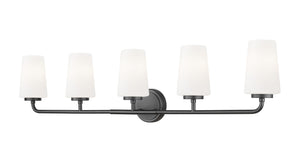 Z-Lite - 7005-5V-MB - Five Light Vanity - Montford - Matte Black