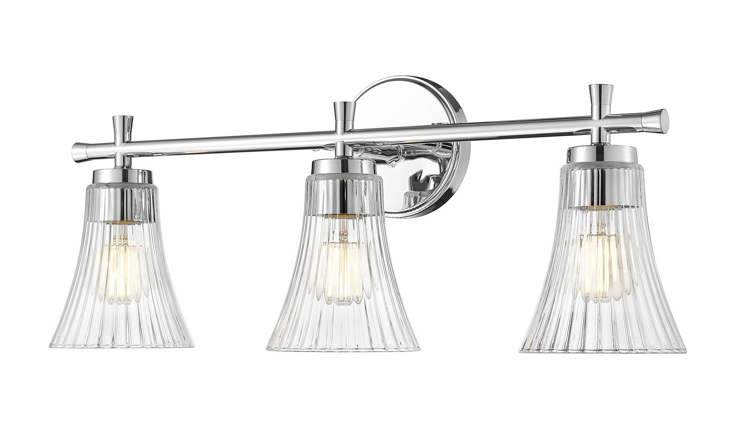 Z-Lite - 7519-3V-CH - Three Light Vanity - Belle - Chrome